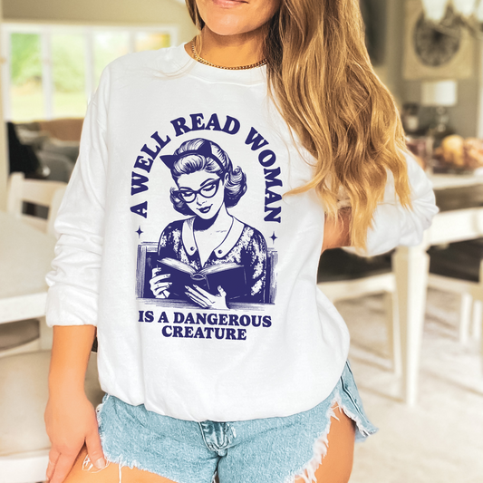 A Well-Read Woman Sweatshirt