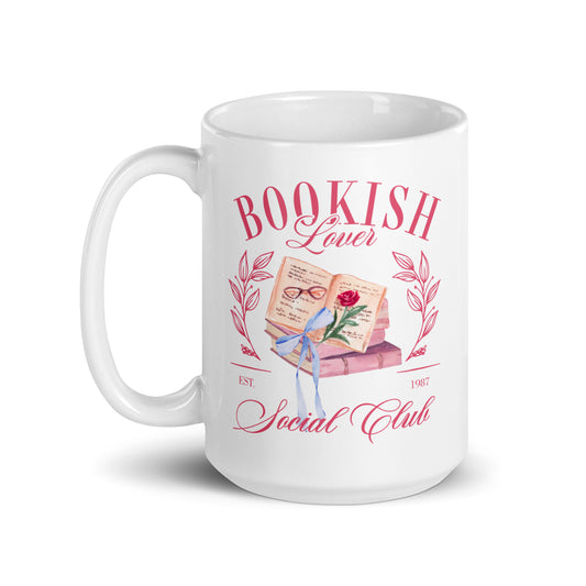 Bookish Lover Social Club Mug