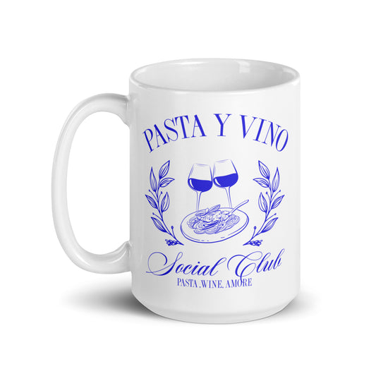 Pasta Y Vino Social Club Mug