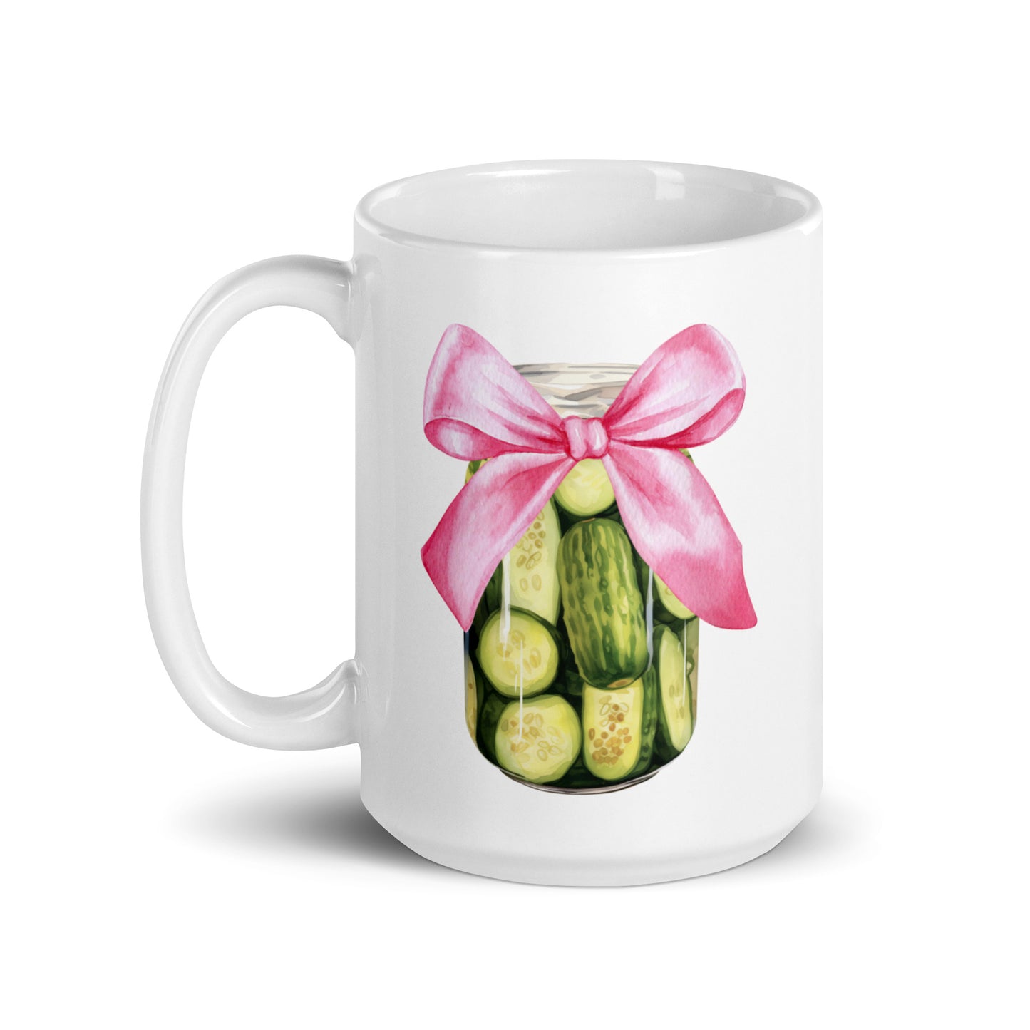 Pickles & Pink Ribbon Mug