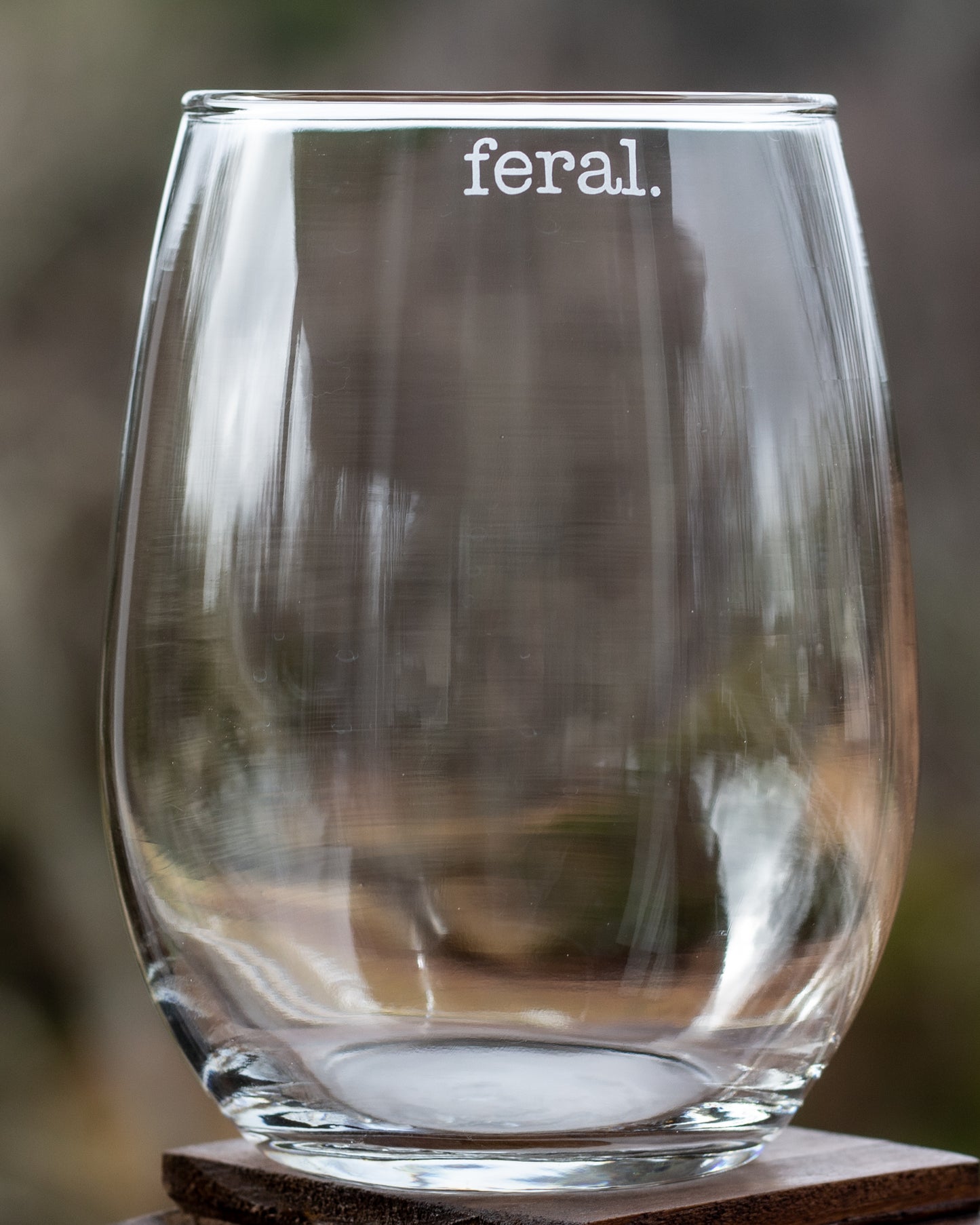 Feral Etched Glass