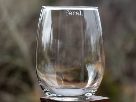 Feral Etched Glass