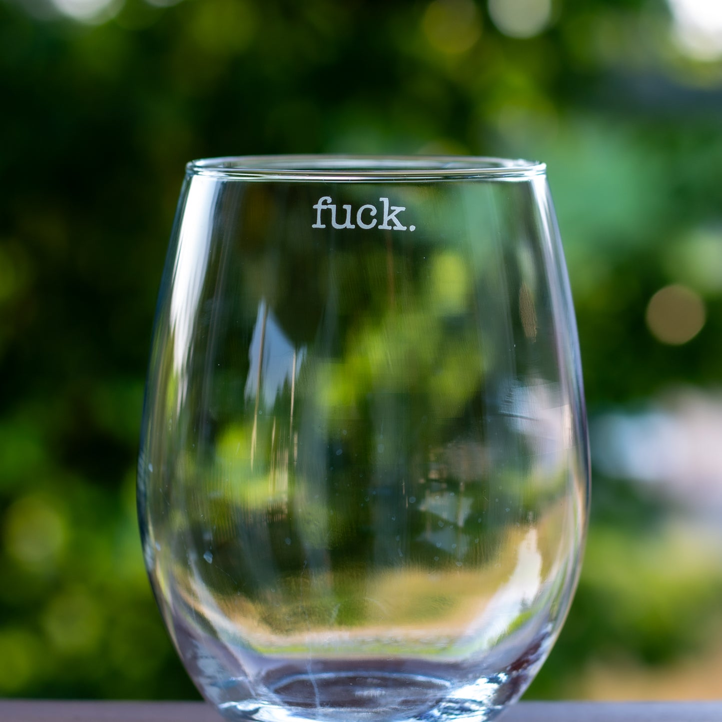 Fuck Etched Glass
